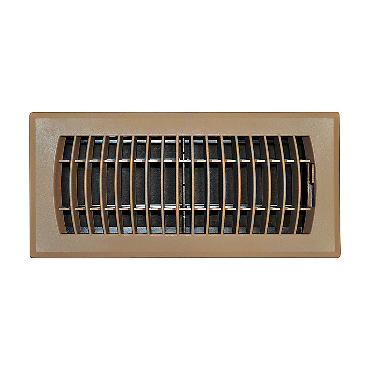 Tru Aire - C160MBP04X10 - 4 In. H X 10 In. W 1-Way Powder Coat Brown Abs Plastic Floor Diffuser