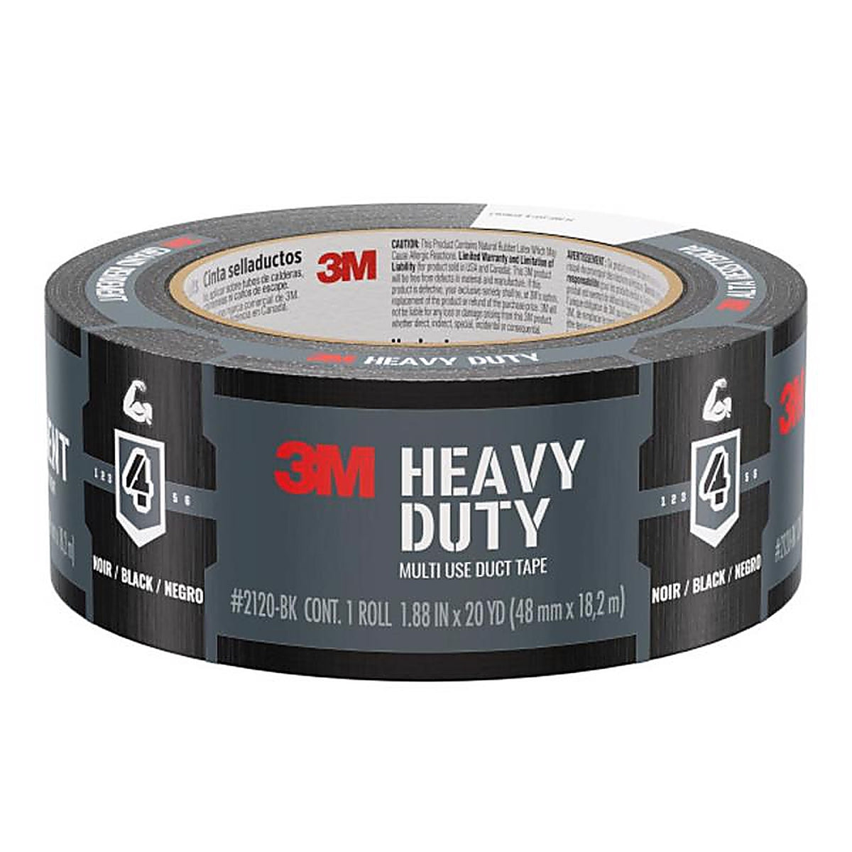 3M - 3920-BK - Scotch 1.88 In. W X 20 Yd L Black Solid Duct Tape