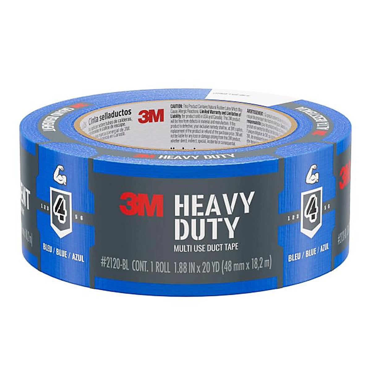 3M 3920-BL Scotch 1.88 in. W x 20 yd. L Blue Solid Duct Tape