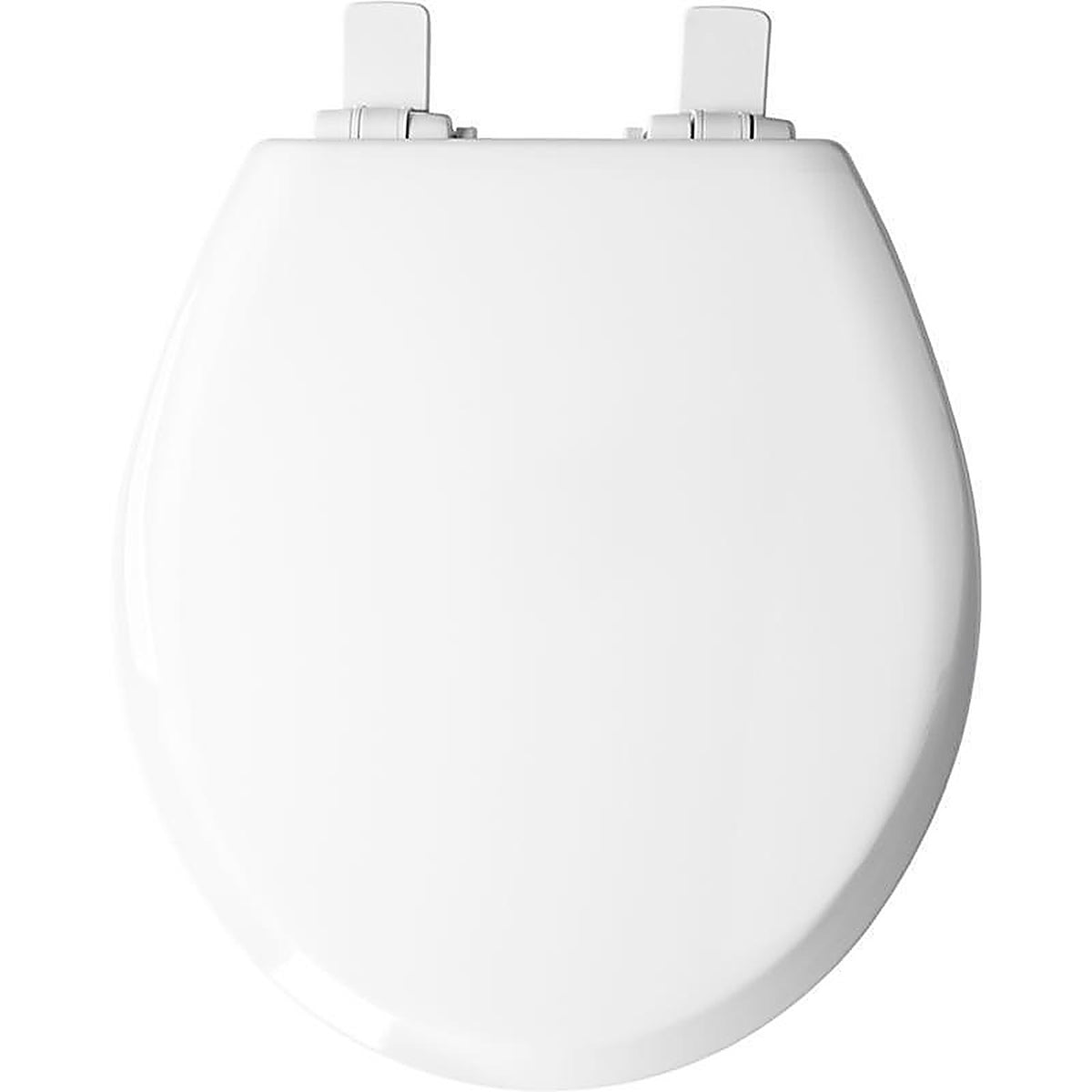 Bemis 88SLOW000 Mayfair Slow Close Round White Molded Wood Toilet Seat