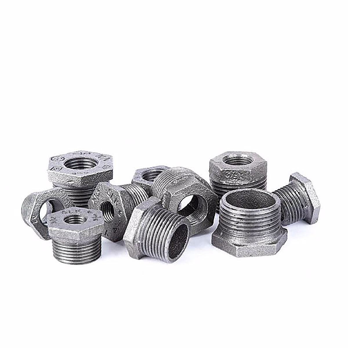 STZ - 350B-42 - Industries 4 In. MIP Each X 2 In. D Fip Black Malleable Iron HEX Bushing