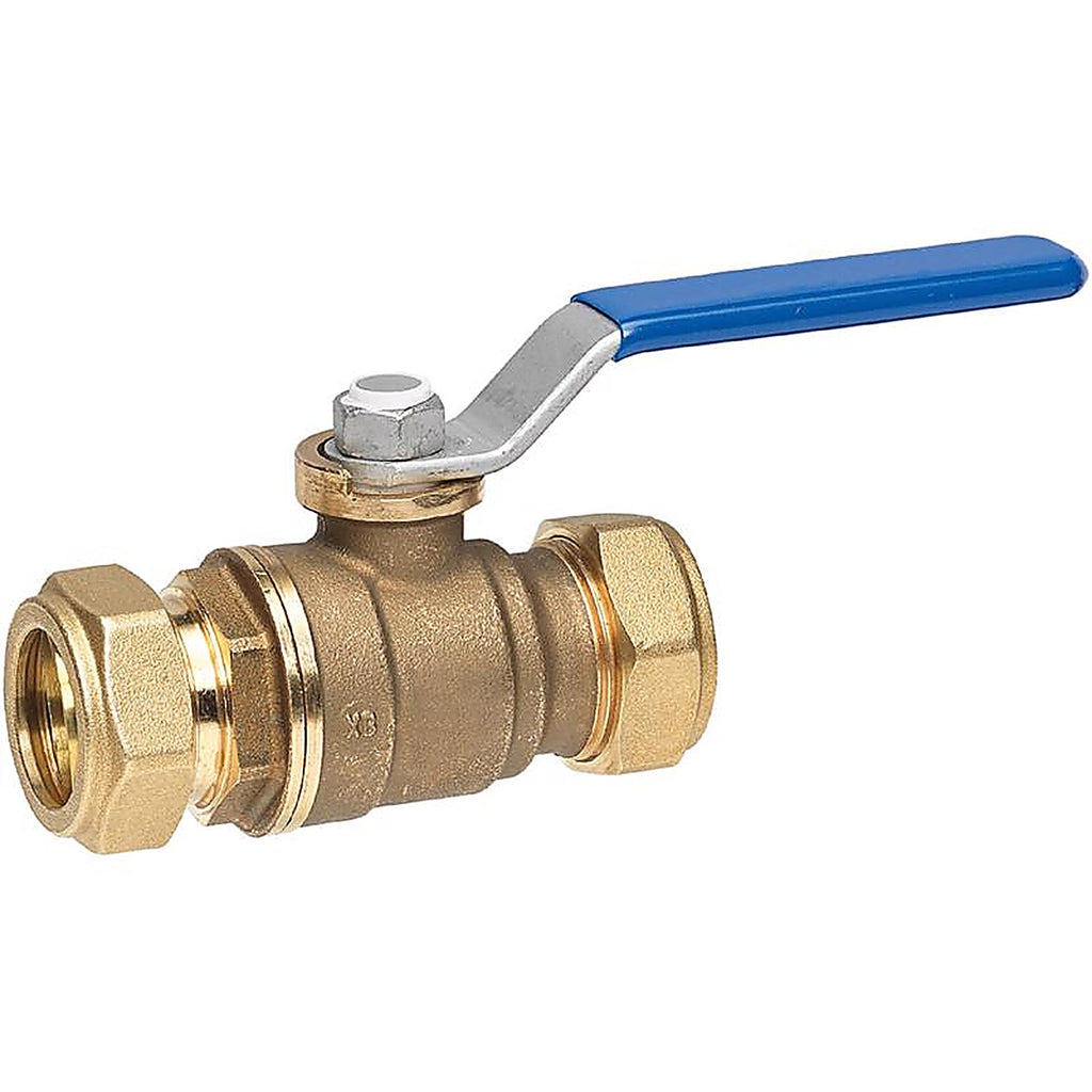 Homewerks 111-1-34 3/4 in. Brass Compression Ball Valve Standard Port