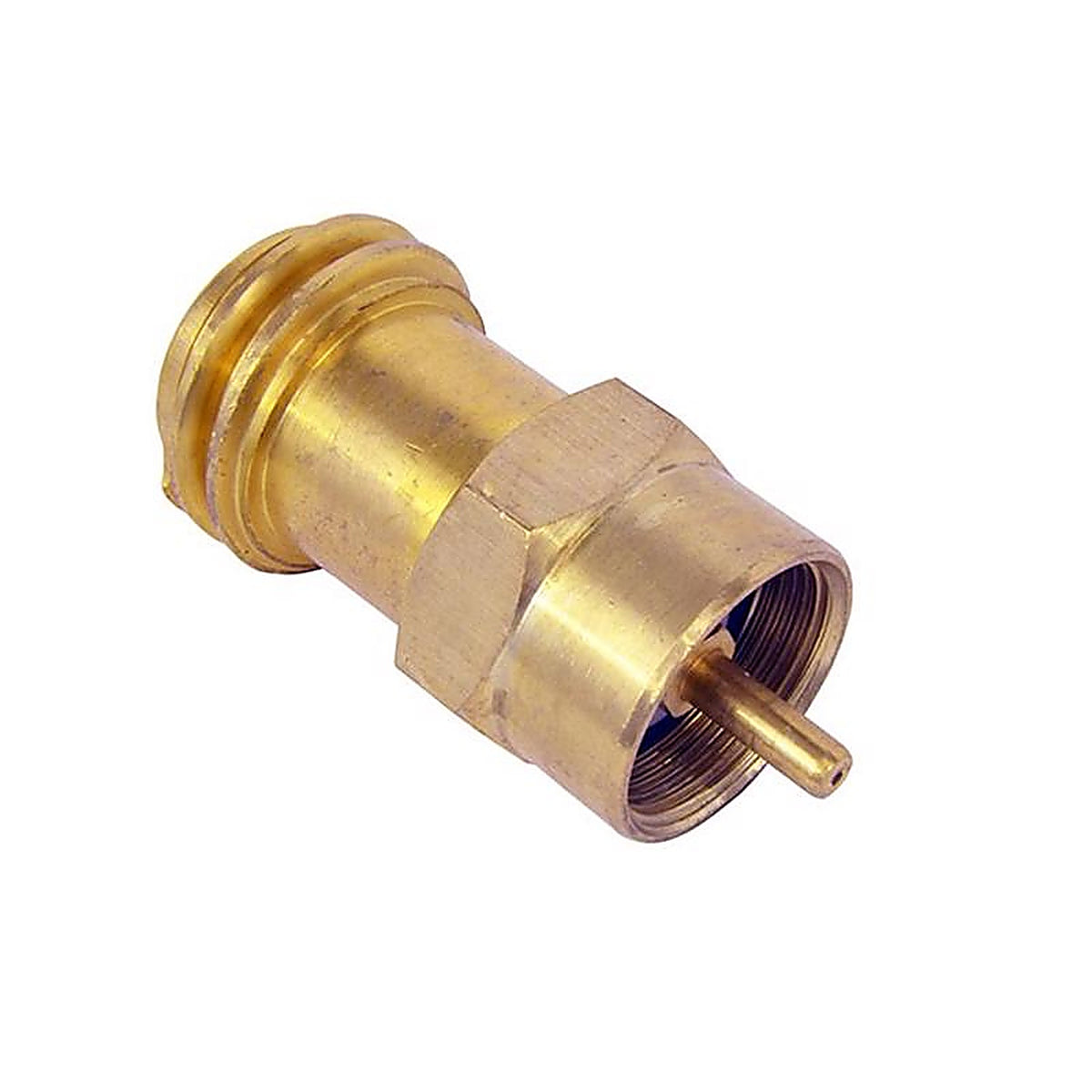 Mr. Heater F276171 Steak Saver 1 in. Dia. Brass 20 Female Throwaway Cylinder Thread x Female P.O.L. and Acme Thread