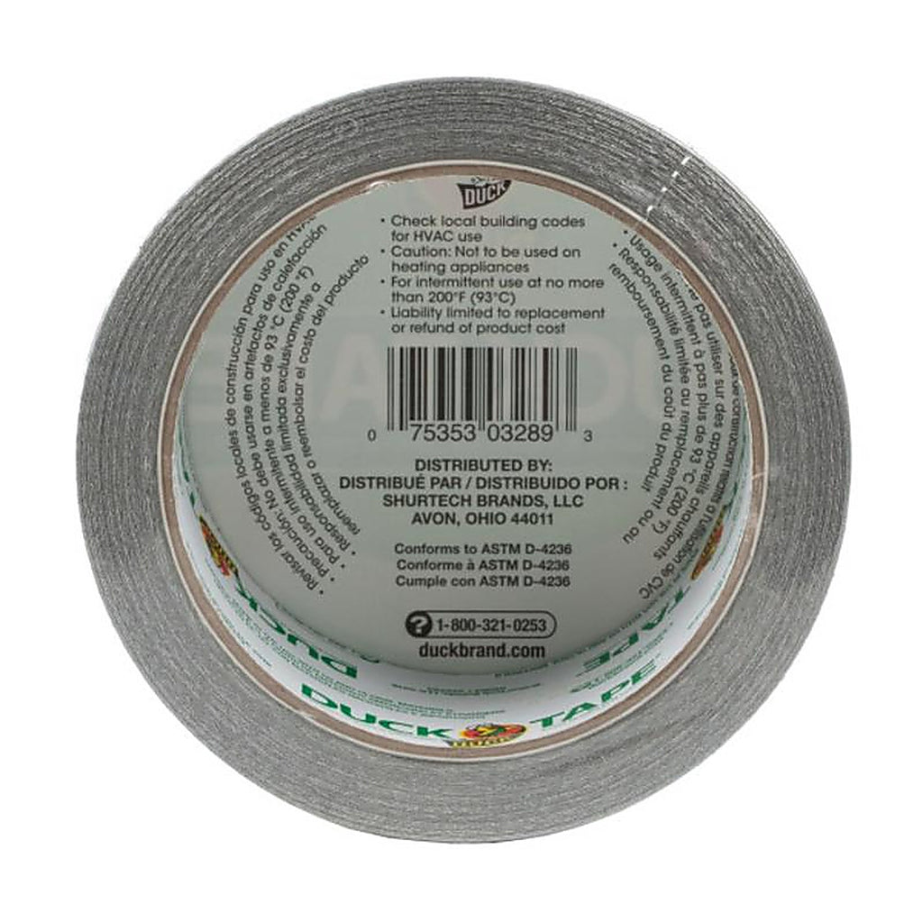 Duck 1303158 1.88 in. W x 15 yd. L Chrome Solid Duct Tape