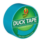 Duck 1265020 1.88 in. W x 20 yd. L Aqua Solid Duct Tape