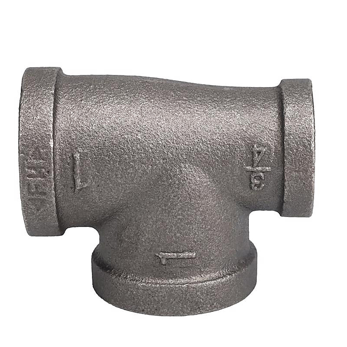 STZ - 501516 - Industries 3/4 In. Fip Each X 3/4 In. D Fip 1 In. D Fip Black Malleable Iron Reducing Tee
