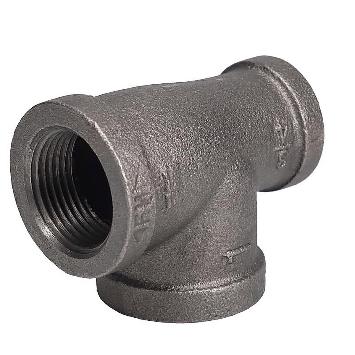 STZ - 501516 - Industries 3/4 In. Fip Each X 3/4 In. D Fip 1 In. D Fip Black Malleable Iron Reducing Tee
