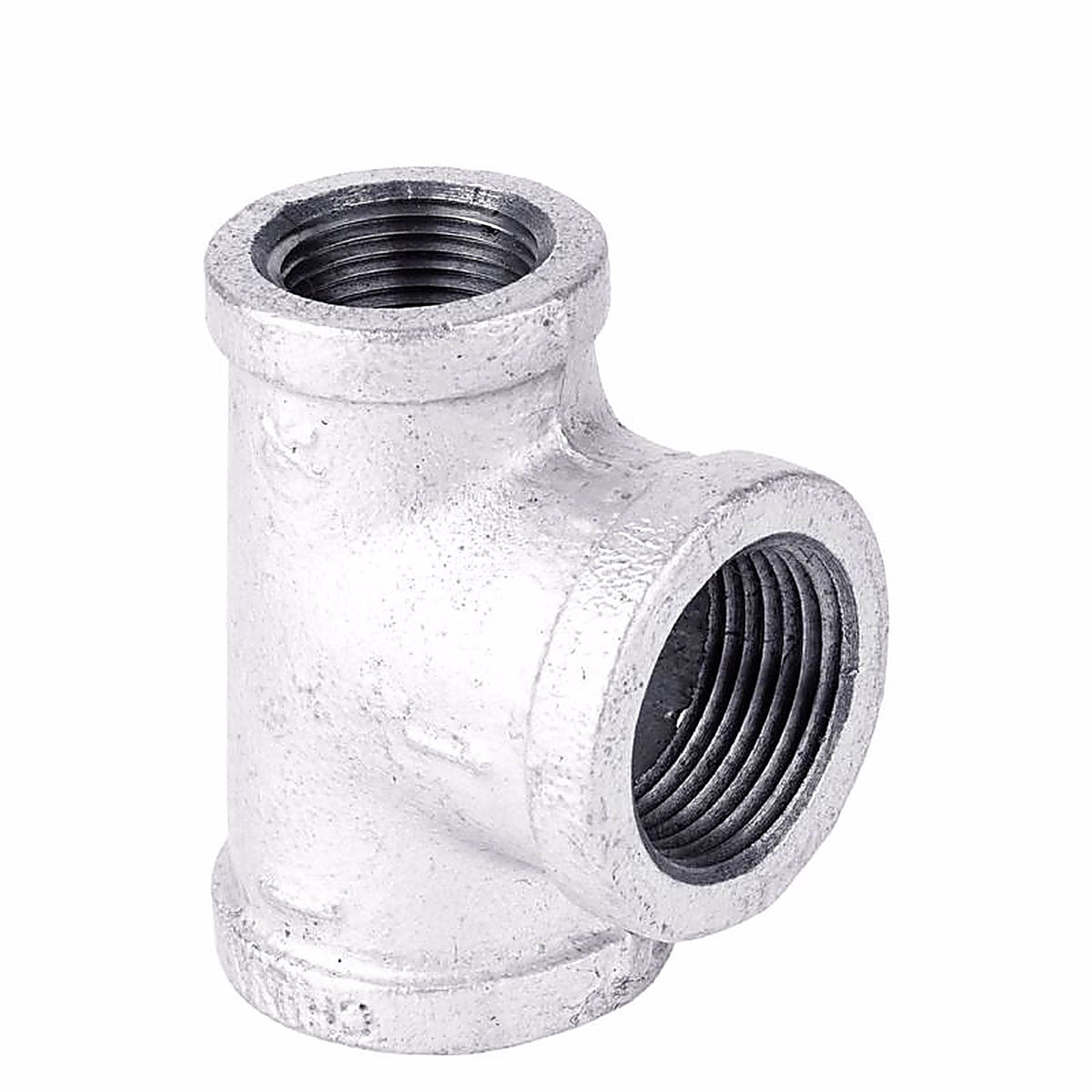 STZ - 501886 - Industries 1 In. Fip Each X 3/4 In. D Fip 1 In. D Fip Galvanized Malleable Iron Reducing Tee