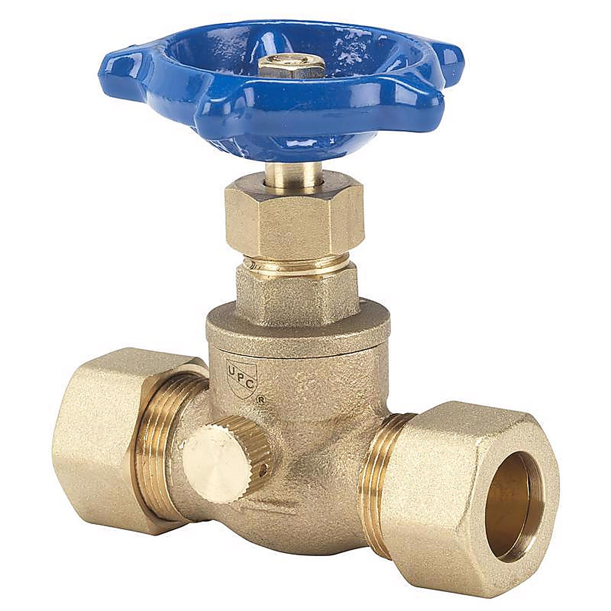Homewerks - 220-1-34 - 3/4 In. Compression X 3/4 In. Compression Brass Stop and Waste Valve
