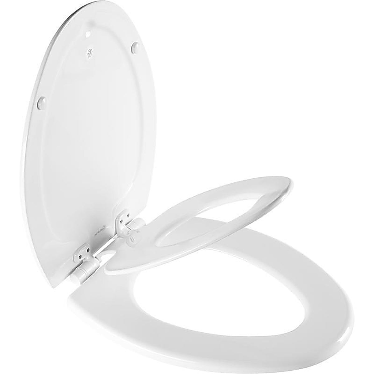 Bemis 188SLOW000 Mayfair Slow Close Elongated White Molded Wood Toilet Seat