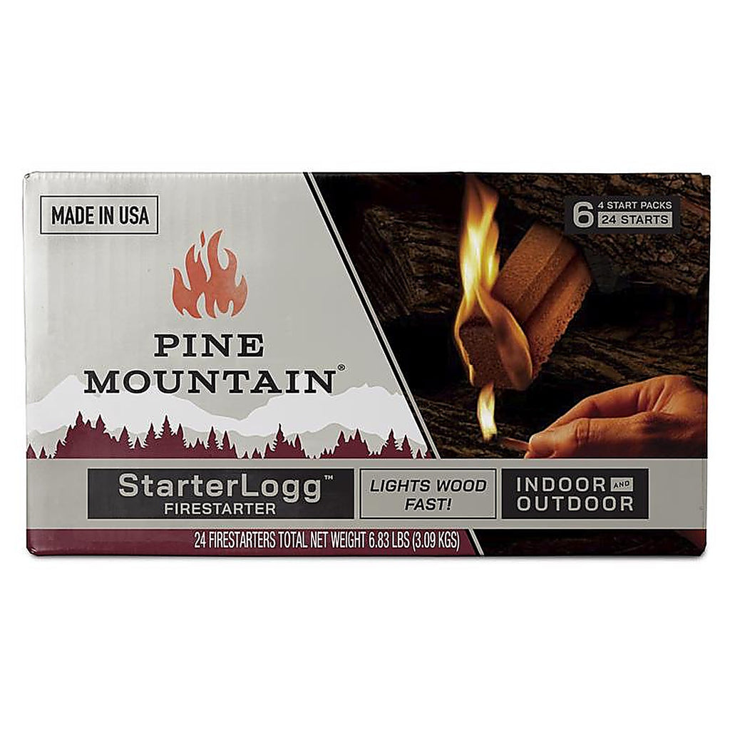 Pine Mountain 514-158-810 Starter Logg Pine Sawdust Fire Starter 6/Pack