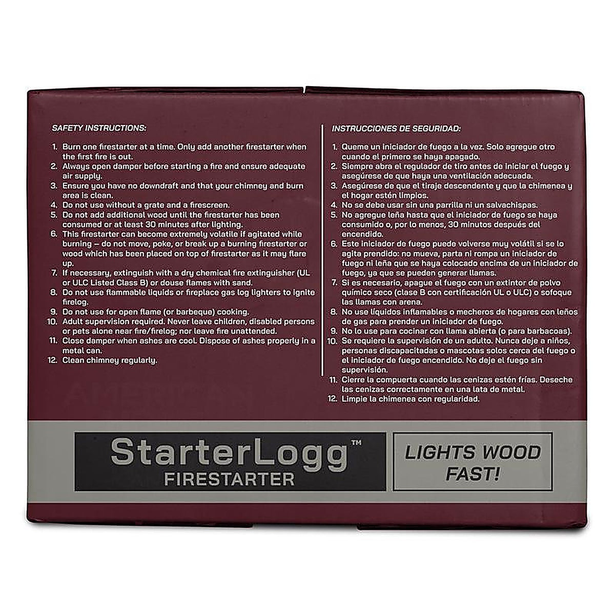 Pine Mountain 514-158-810 Starter Logg Pine Sawdust Fire Starter 6/Pack