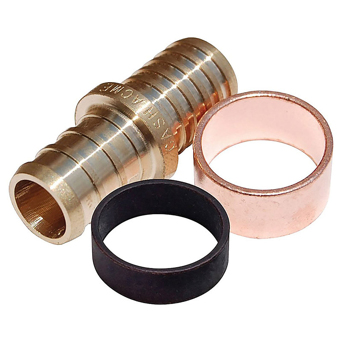 Sharkbite - UC4006LFA - 3/8 In. PEX X 3/8 In. D PEX Brass Coupling