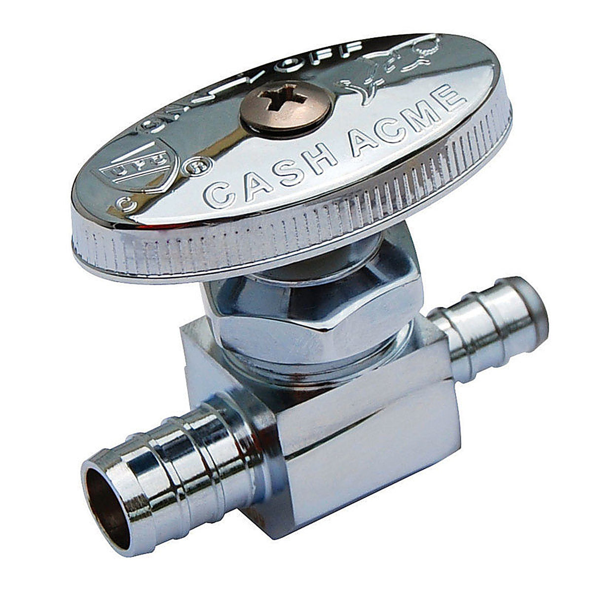 SharkBite 23062LF 1/2 in. PEX Barb x 3/8 in. Brass Stop Valve