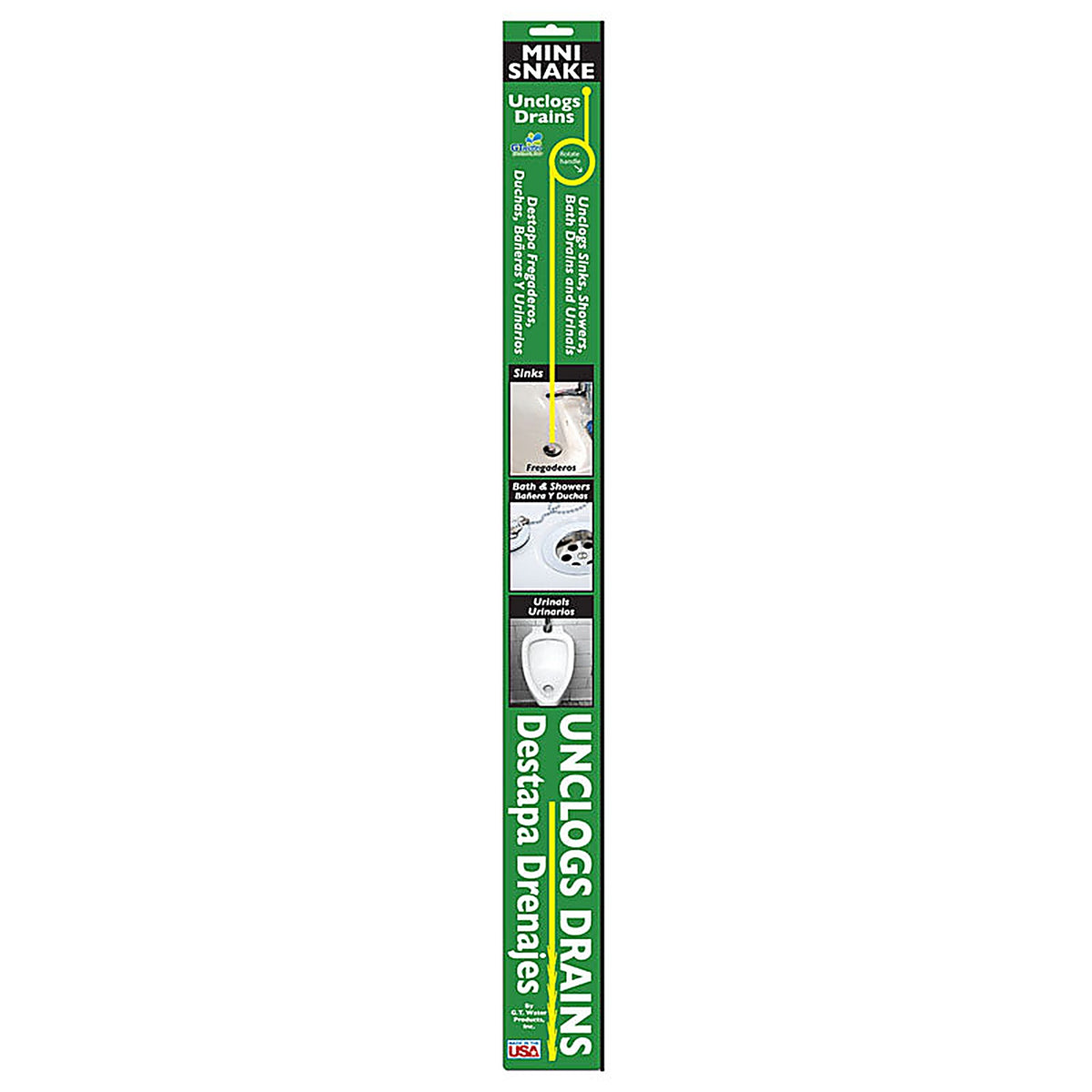 Gt Water Products - DKMS - Drain King Drain Unclogger 26 In. L X 1/4 In. D