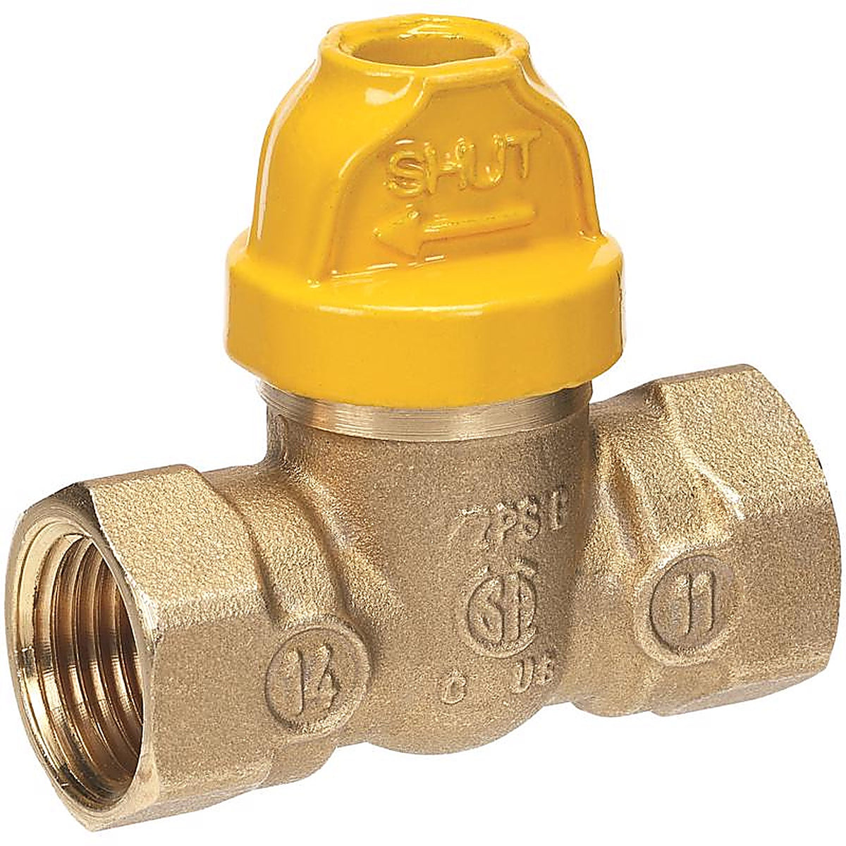 Homewerks VGV1SOB4 3/4 in. Brass FIP Gas Ball Valve