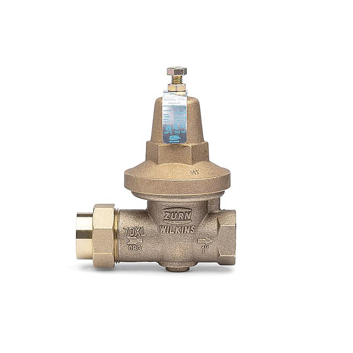 Zurn - 1-70XL - 1 In. Fnpt Bronze Water Pressure Reducing Valve 1 In. Fnpt 1 Piece