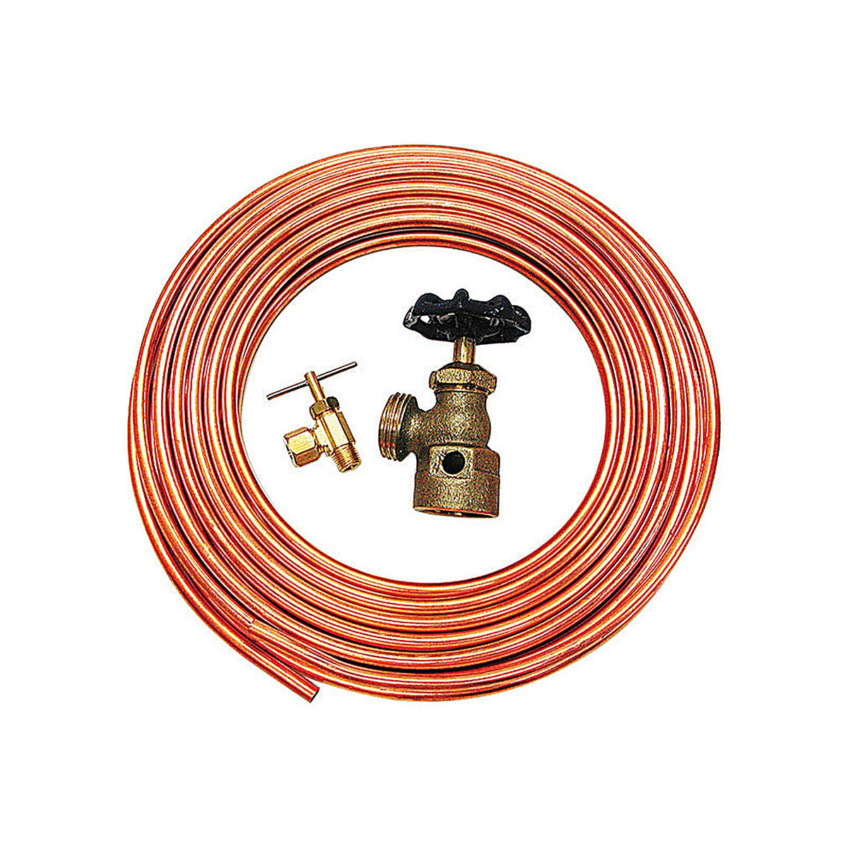 Dial 4487 1/4 in. H x 1/4 in. W Rubber Orange Copper Tube Hook-Up Kit