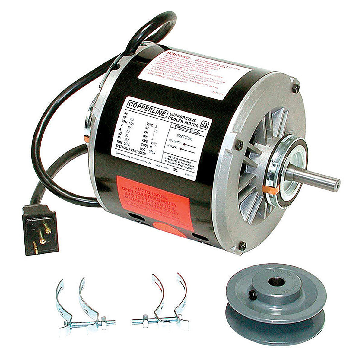 Dial 2537 CopperLine Metal Black Evaporative Cooler Motor Kit