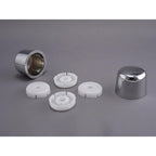 Plumb Pak PP835-30PCL Toilet Tank Bolt Caps Chrome Plated Plastic