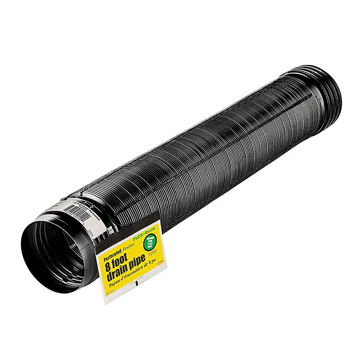 Flex-Drain - 54022 - 4 In. D X 8 Ft. L Poly Drain Pipe