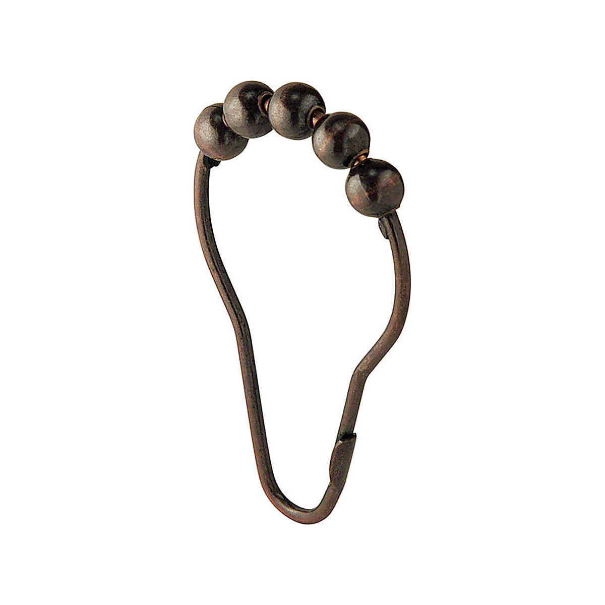 Idesign - 76571 - Bronze Silver Steel Shower Curtain Rings 12 Pack