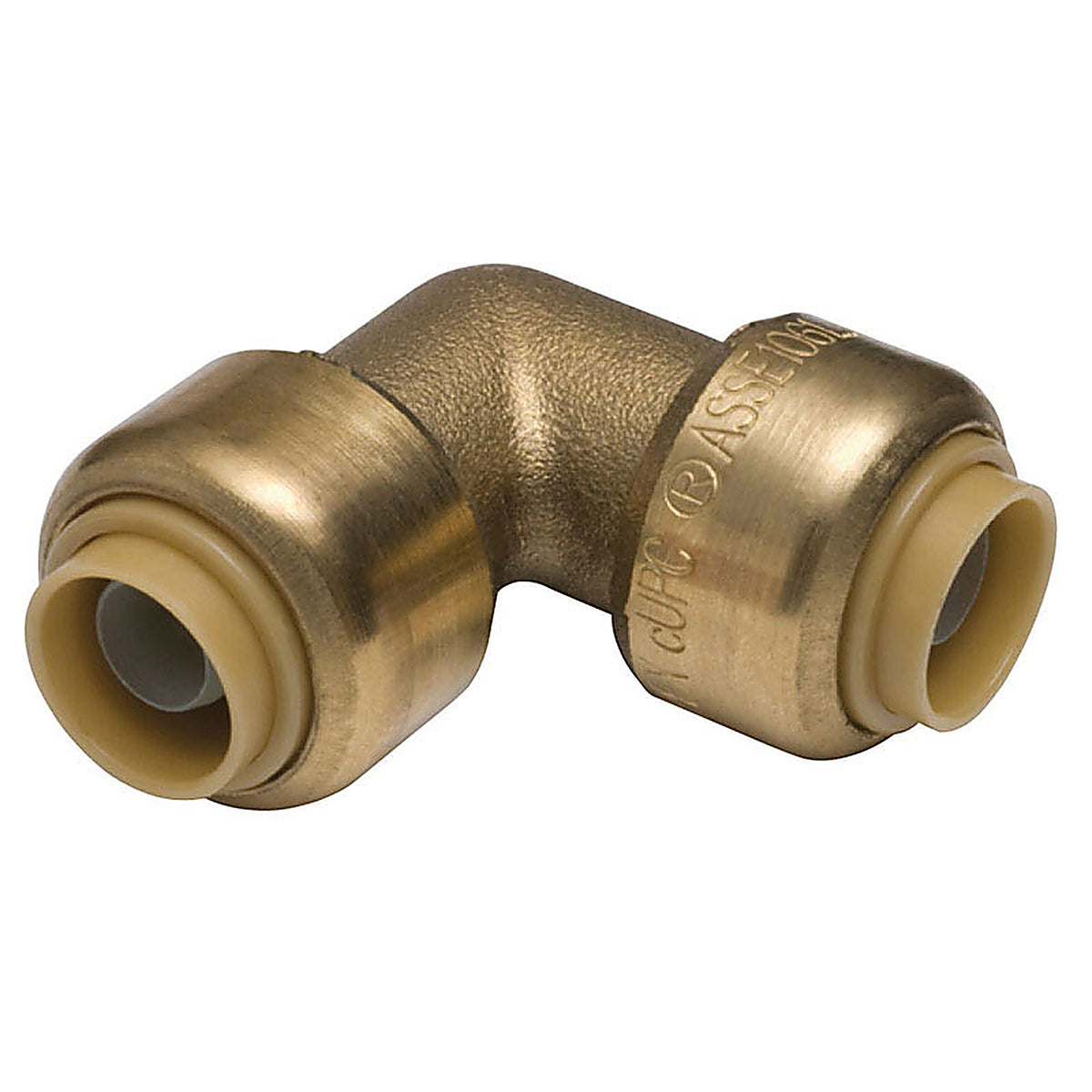 SharkBite U246LFA 3/8 in. Push x 3/8 in. Dia. Push Brass Elbow