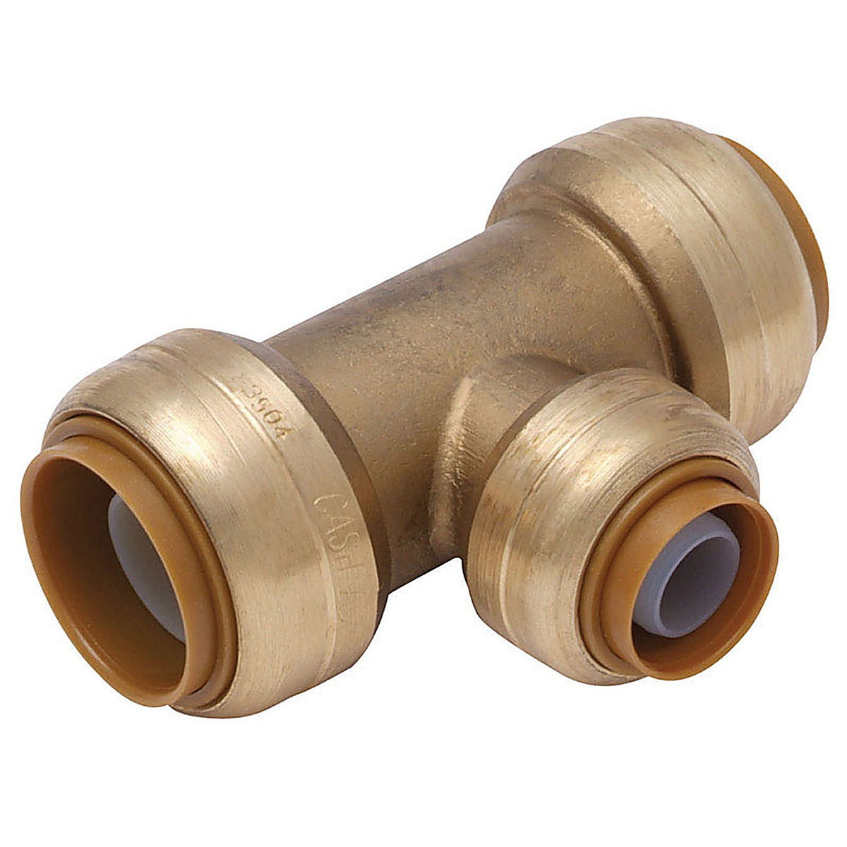 Sharkbite - U363LFA - 1/2 In. Push X 1/2 In. D Push Brass Reducing Tee
