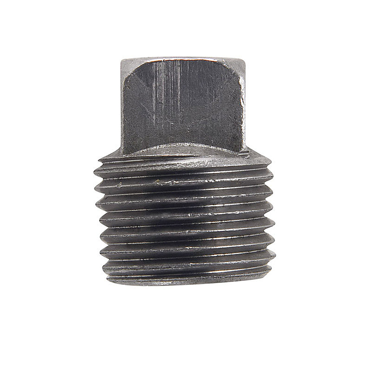 Billco 753288000391 3/8 in. MPT Black Steel 0.495 in. L Square Head Plug