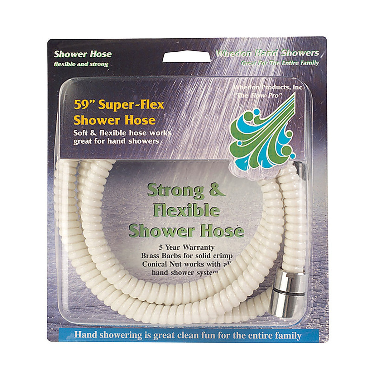 Whedon - AF105C - Superflex White PVC 59 In. Shower Hose