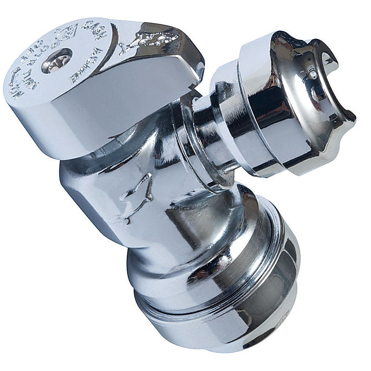 SharkBite 23048-0000LF 1/2 in. PTC x 1/4 in. Brass Angle Stop Valve