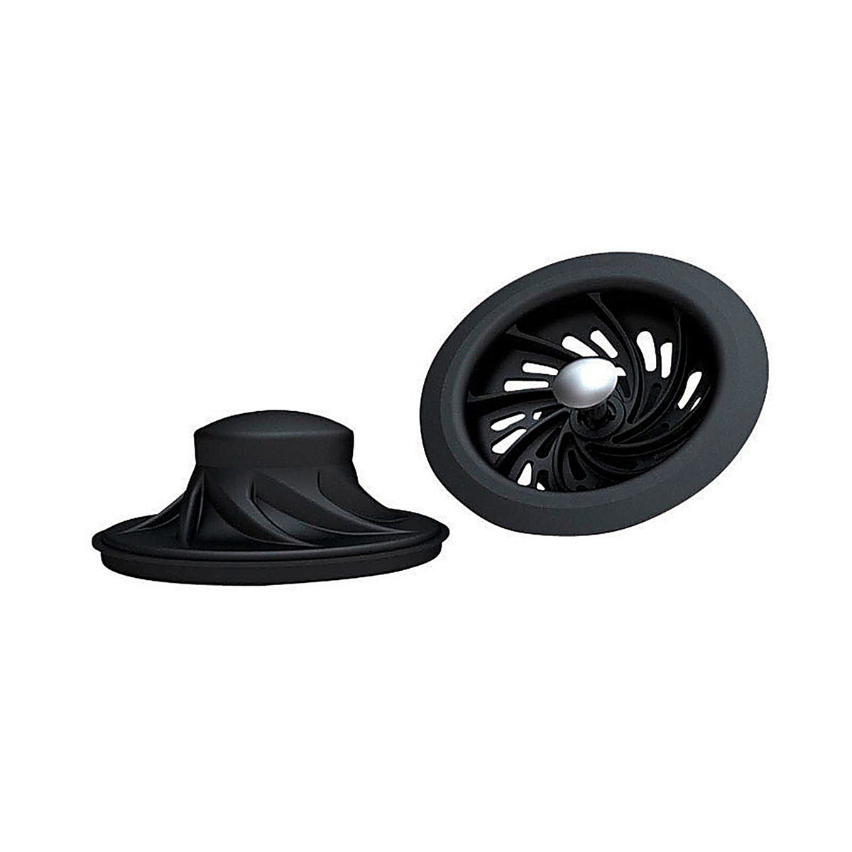 Danco 9D00010009 Garbage Disposal Strainer & Stopper Black Rubber
