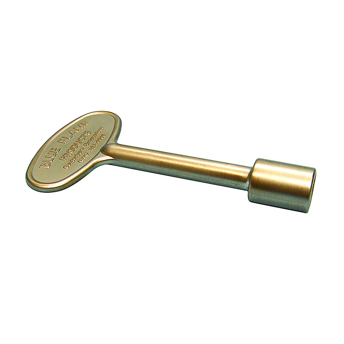 Blue Flame BF.KY.06 Silver Satin Chrome Zinc Gas Valve Key