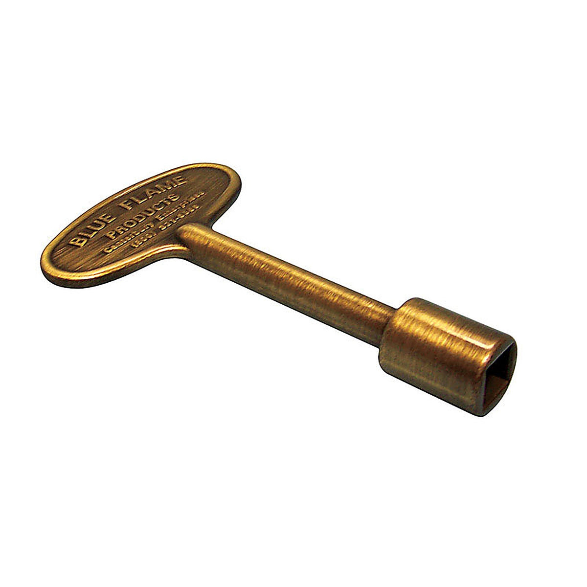 Blue Flame BF.KY.04 Silver Antique Brass Zinc Gas Valve Key