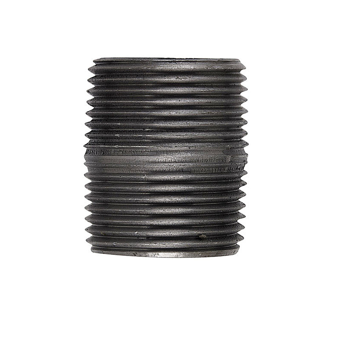 Anvil 8700142055 1-1/4 in. MPT Black Steel Close Nipple