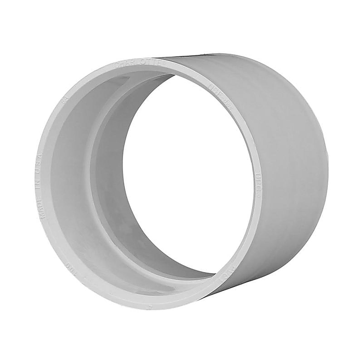 Charlotte Pipe PVC001001400 Schedule 40 4 in. Hub x 4 in. Dia. Hub PVC Coupling