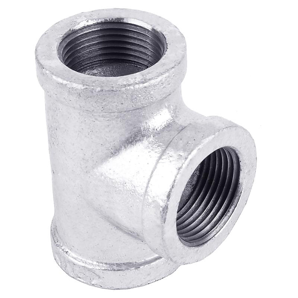 STZ - 351T-212 - Industries 2-1/2 In. Fip Each X 2-1/2 In. D Fip 2-1/2 In. D Fip Galvanized Malleable Iron Tee