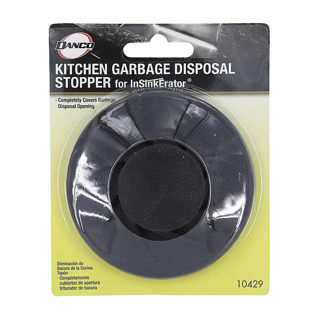 Danco 9D00010429 Garbage Disposal Stopper Black Plastic 3-1/5 in.