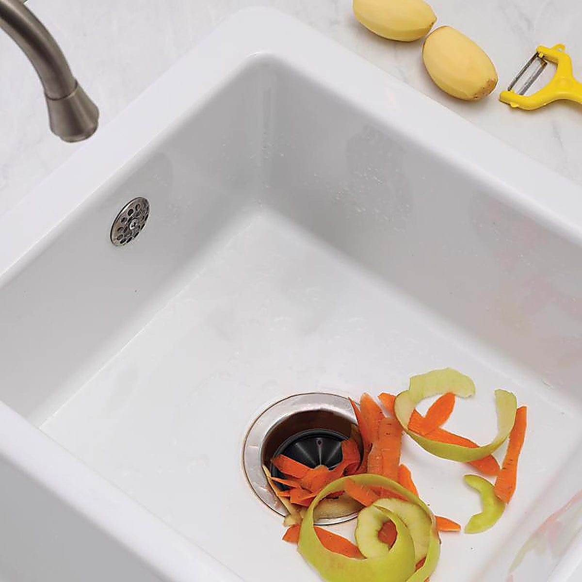 Danco - 9D00010428 - Garbage Disposal Splash Guard Black Rubber 3-3/8 In.
