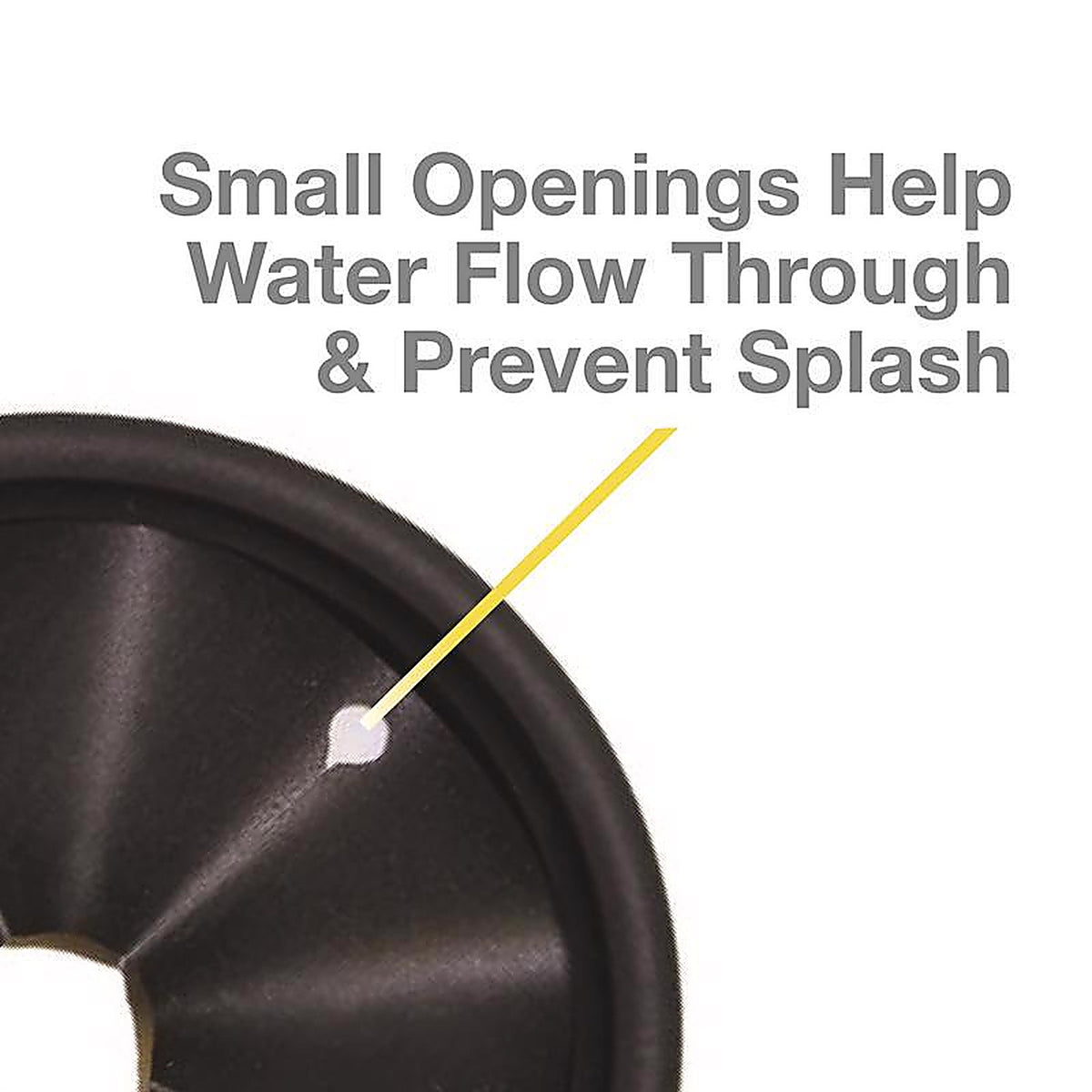Danco - 9D00010428 - Garbage Disposal Splash Guard Black Rubber 3-3/8 In.