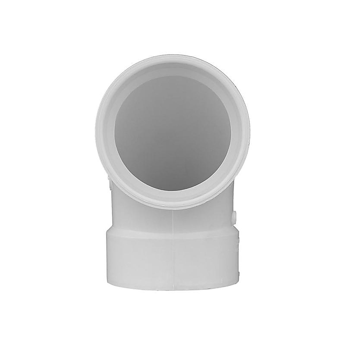 Charlotte Pipe PVC003001400 Schedule 40 4 in. Hub x 4 in. Dia. Hub PVC 90 Degree Elbow