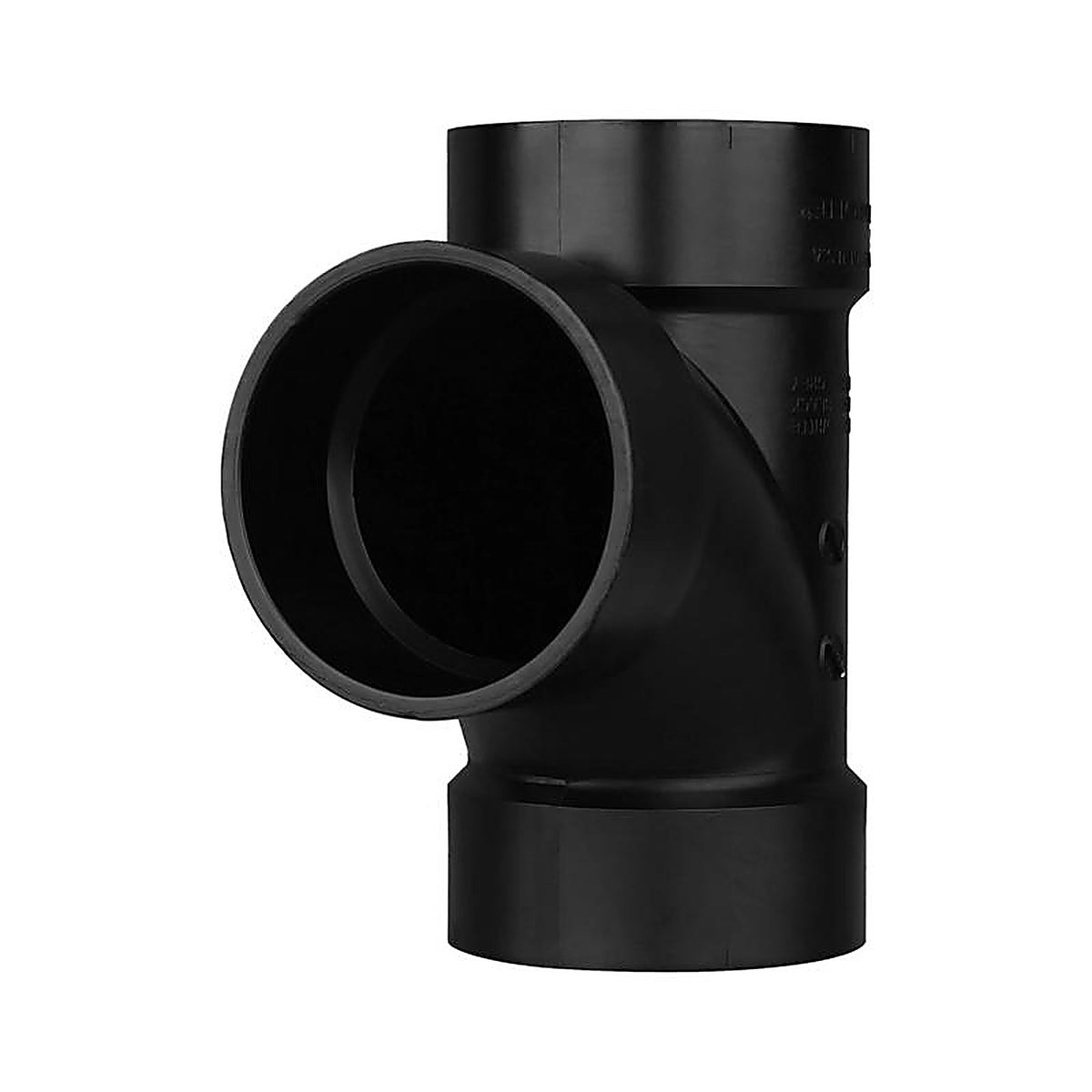 Charlotte Pipe ABS004001100 2 in. Hub x 2 in. Dia. Hub ABS Sanitary Tee