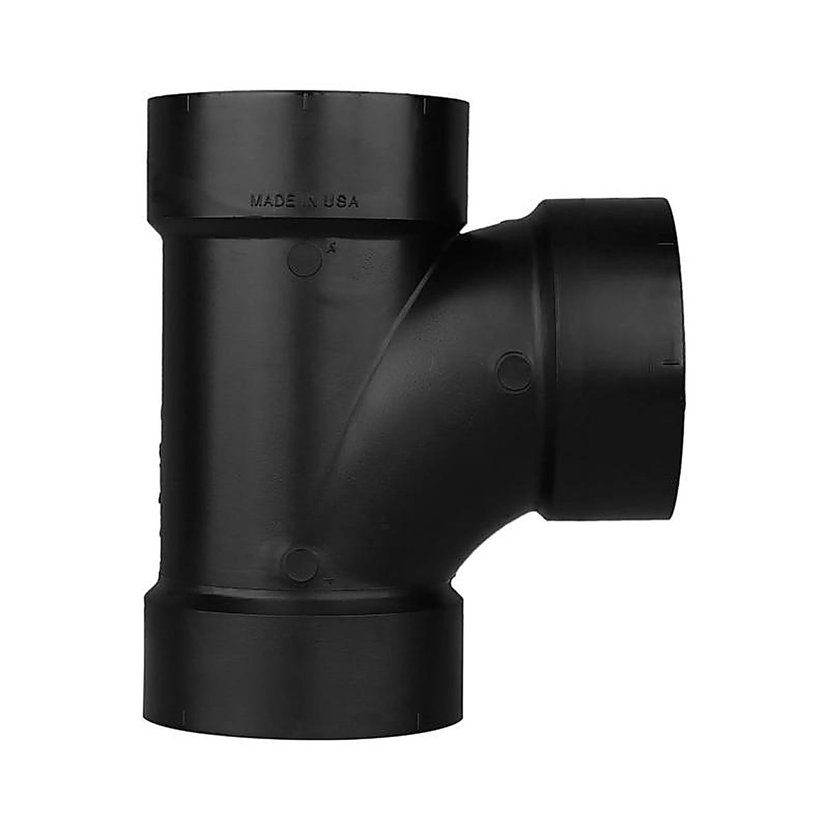 Charlotte Pipe ABS004001100 2 in. Hub x 2 in. Dia. Hub ABS Sanitary Tee