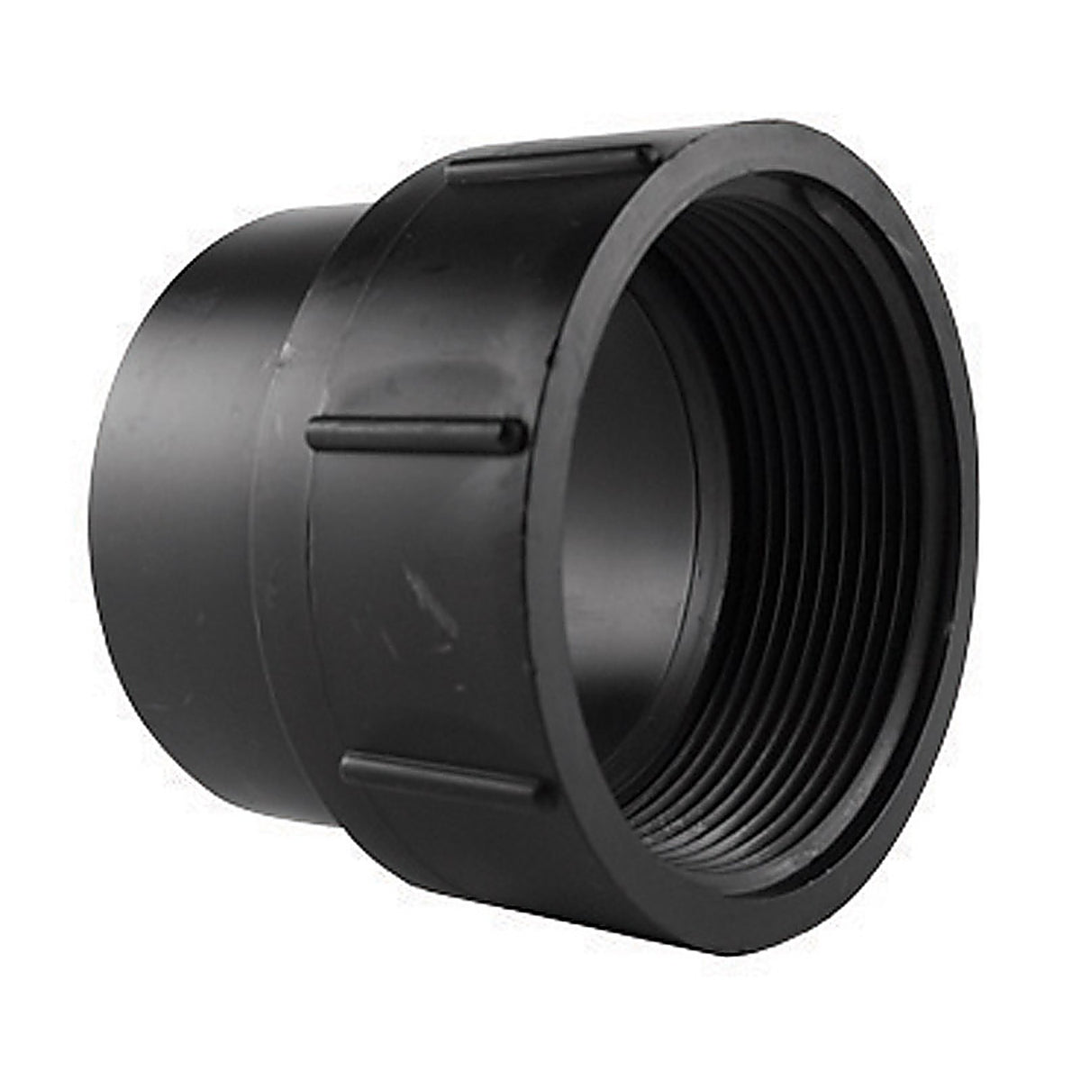 Charlotte Pipe ABS001050800 2 in. Spigot x 2 in. Dia. FPT ABS Adapter