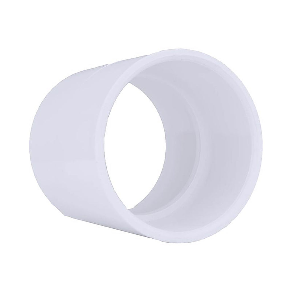 Charlotte Pipe PVC02100C0600 Schedule 40 1/2 in. Slip x 1/2 in. Dia. Slip PVC Coupling