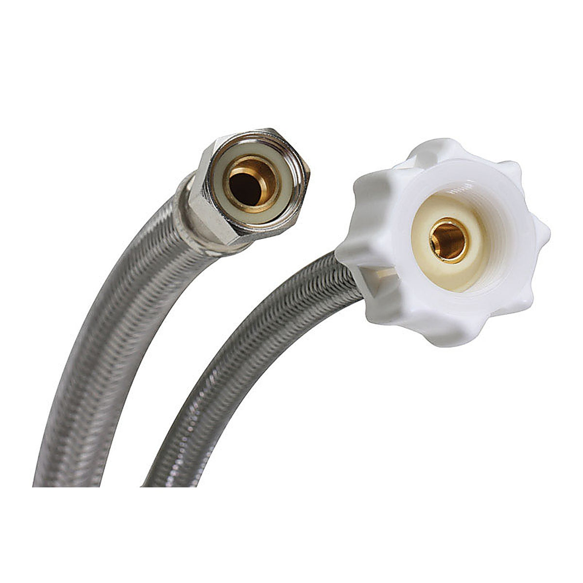 Fluidmaster - B1T12CS - 3/8 In. Compression X 7/8 In. D Ballcock 12 In. Braided Stainless Steel Toilet Supply Li