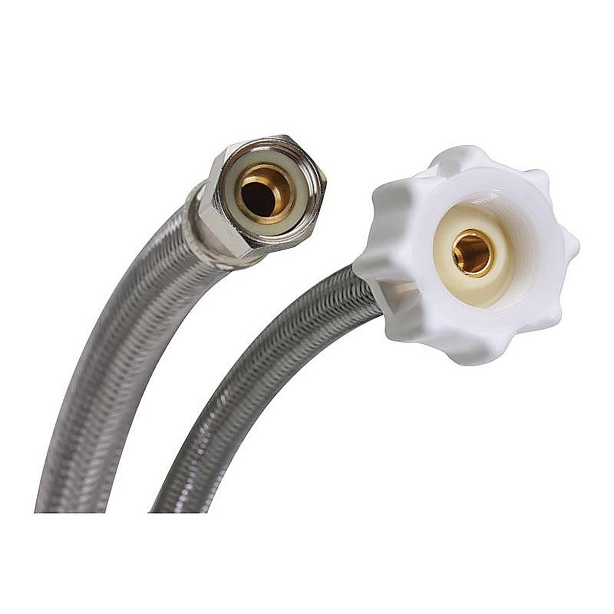Fluidmaster - B1T20CS - 3/8 In. Compression X 7/8 In. D Ballcock 20 In. Braided Stainless Steel Toilet Supply Li