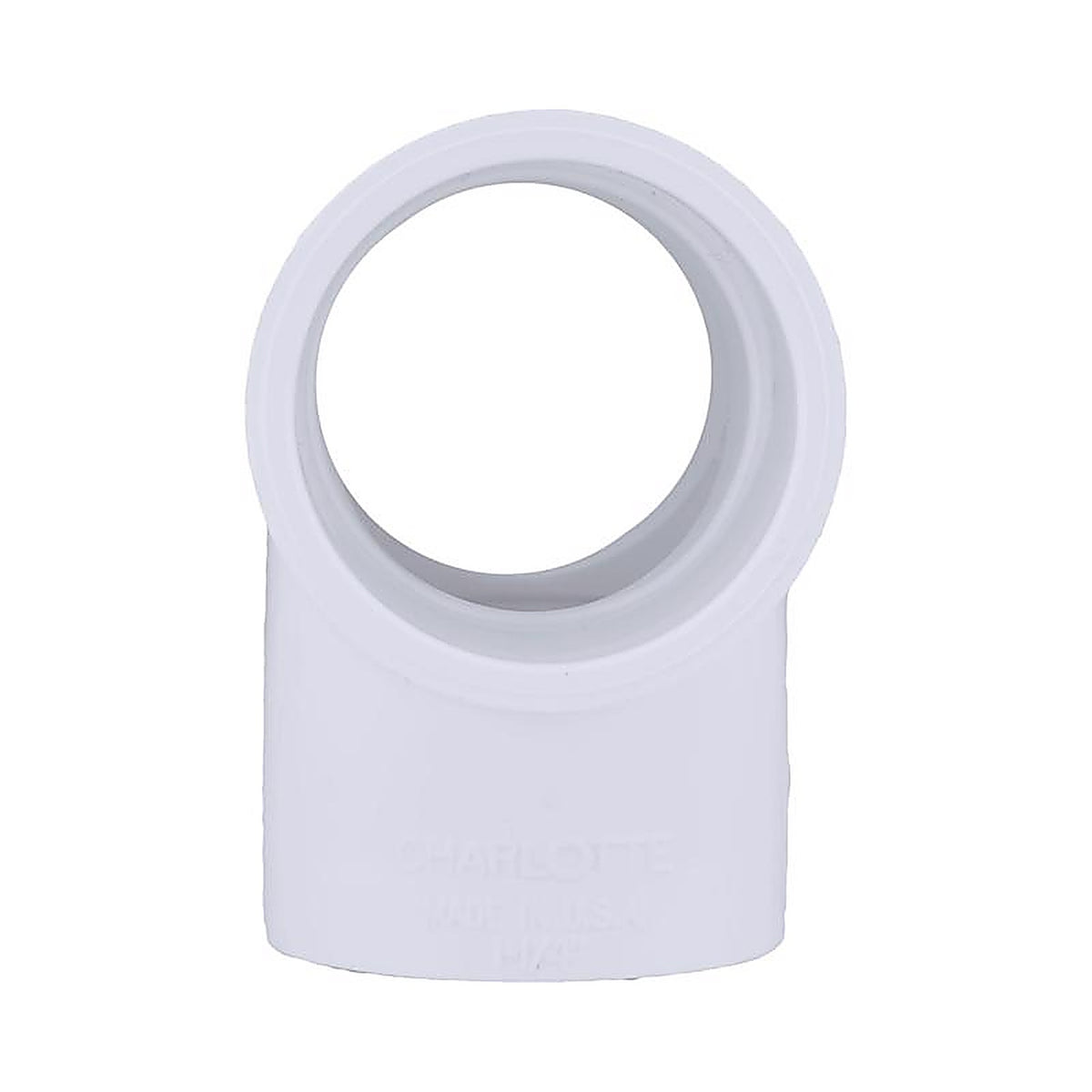 Charlotte Pipe PVC02400C0600 Schedule 40 1/2 in. Slip x 1/2 in. Dia. Slip PVC Tee