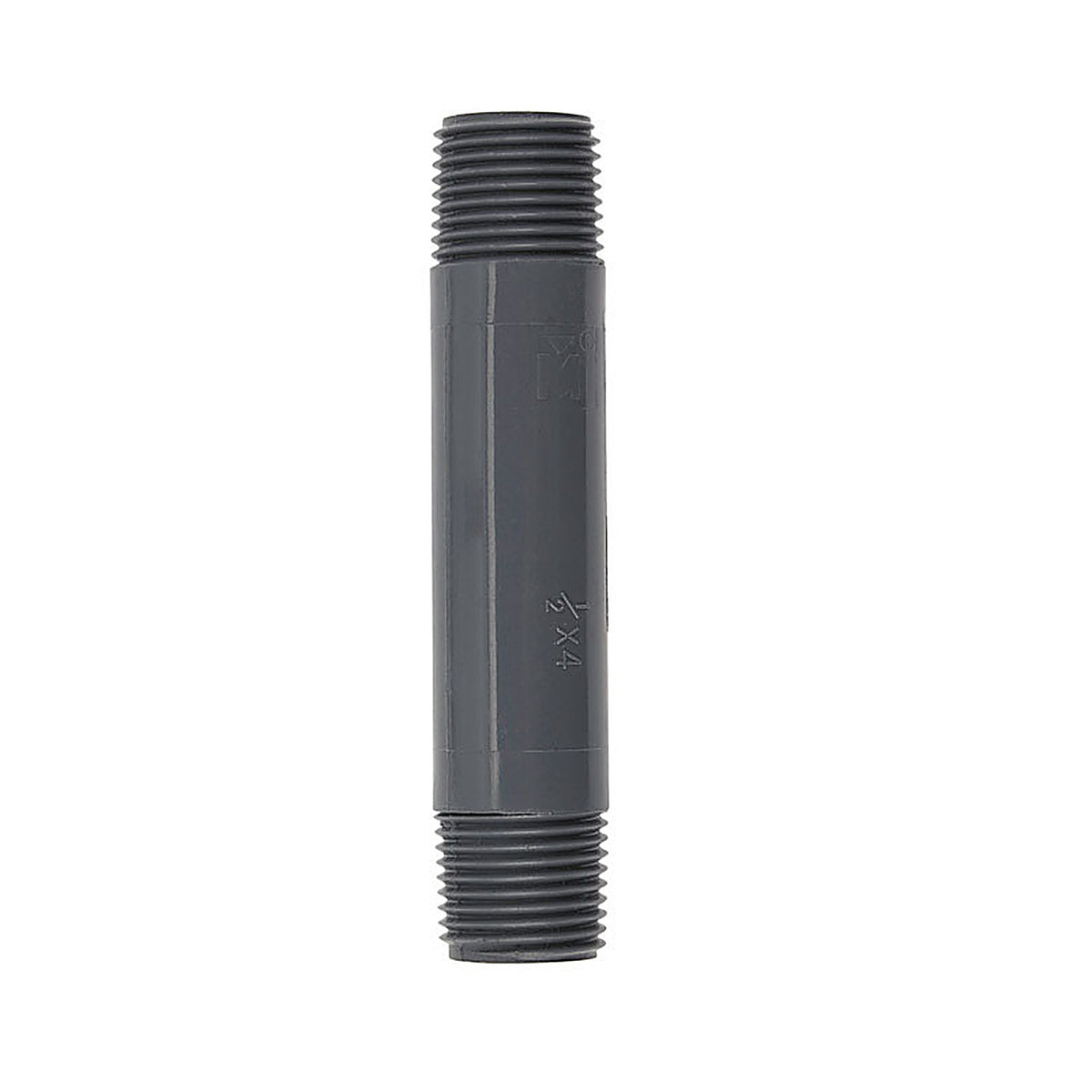Mueller 403-040 Schedule 80 1/2 in. MIP x 1/2 in. Dia. MIP PVC 4 in. Nipple