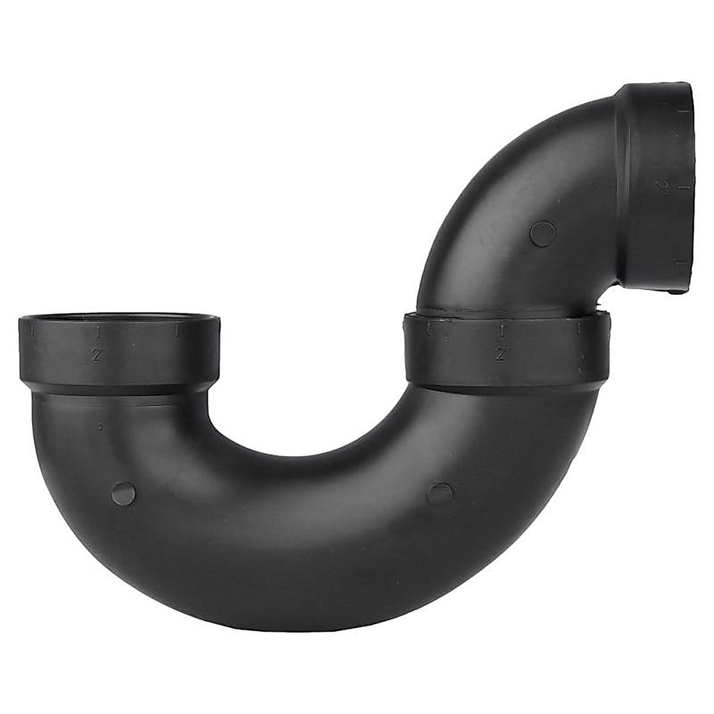 Charlotte Pipe ABS00706X0800 2 in. Hub x 2 in. Dia. Hub ABS P-Trap